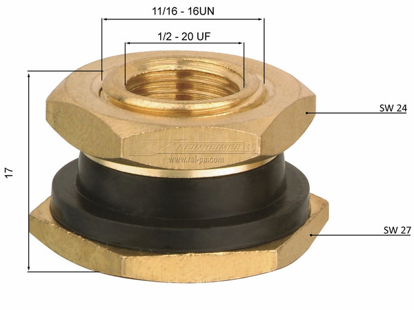 Felgen-Ventilfuss | EM-Ventilfuss | für Ventilloch mit 20,5 mm Durchmesser